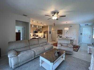 5060 Arancia Ln, Ave Maria, FL 34142 - living area with a ceiling fan
