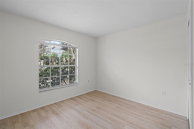 11460 Brown Quail Ct, Orlando, FL 32817 - spare room with light wood finished floors, baseboards, and a textured ceiling