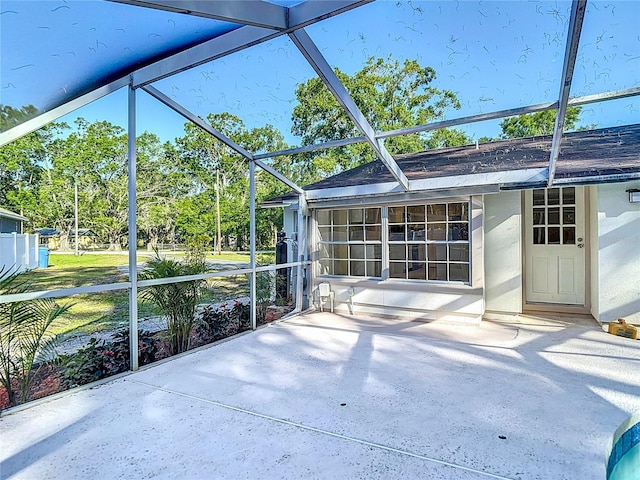 21940 Dupree Dr, Land O Lakes, FL 34639 - view of unfurnished sunroom