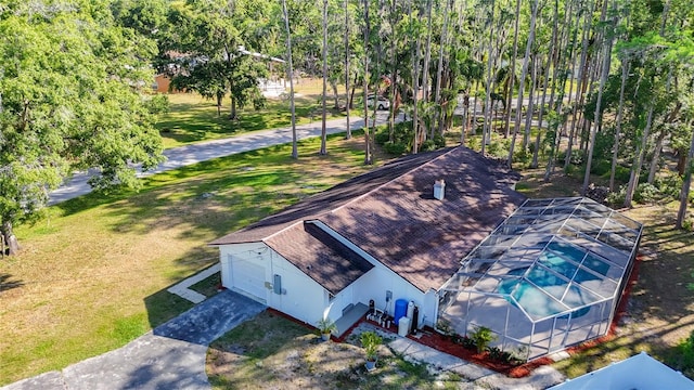 21940 Dupree Dr, Land O Lakes, FL 34639 - birds eye view of property