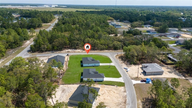 6257 SW 153 Rd Ln, Ocala, FL 34473 - aerial view with a view of trees