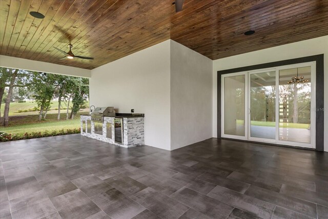 16500 Magnolia Terrace Blvd, Montverde, FL 34756 - view of patio with ceiling fan