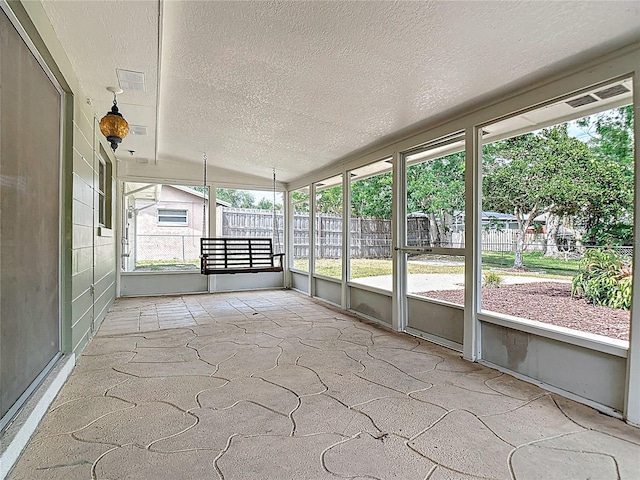 236 N Ranger Blvd, Winter Park, FL 32792 - unfurnished sunroom featuring vaulted ceiling