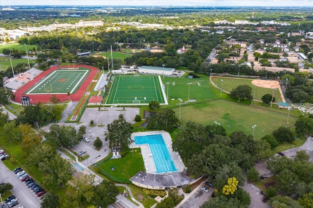 236 N Ranger Blvd, Winter Park, FL 32792 - aerial view of property's location with a pool area