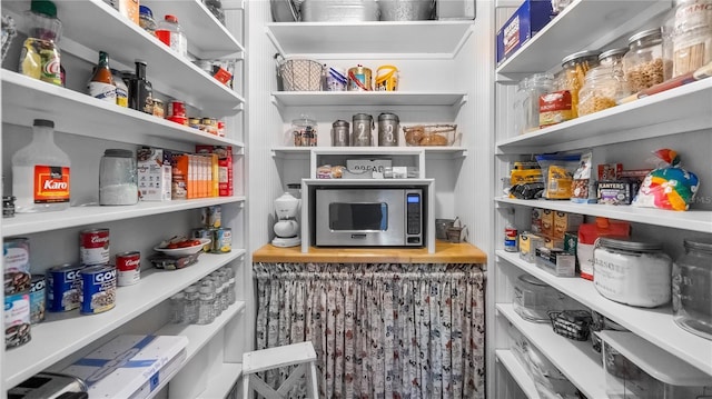 view of pantry