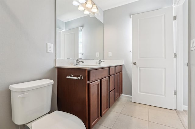6013 Blue Lily Way, Winter Garden, FL 34787 - bathroom with double vanity and tile patterned floors