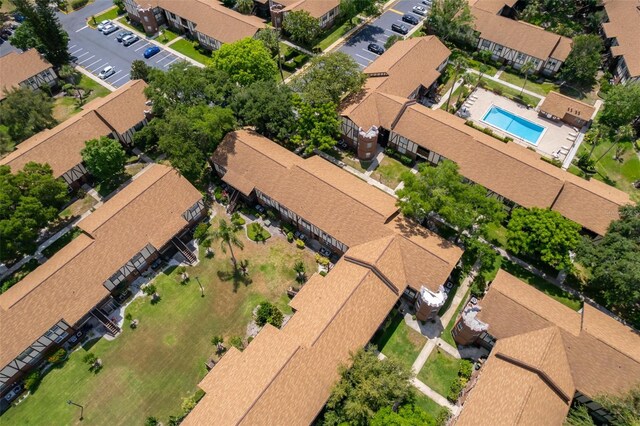 bird's eye view featuring a residential view