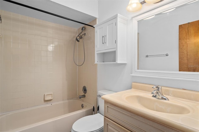 1105 Mill Run Cir, Apopka, FL 32703 - full bathroom with toilet, shower / bath combination, and vanity