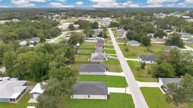 bird's eye view featuring a residential view