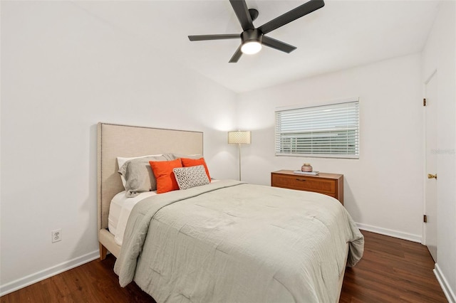 1424 W New Hampshire St, Orlando, FL 32804 - bedroom featuring a ceiling fan, baseboards, and wood finished floors