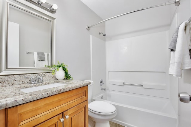 956 Salt Pond Pl Unit 207, Altamonte Springs, FL 32714 - full bathroom featuring toilet, vanity, and shower / bathtub combination
