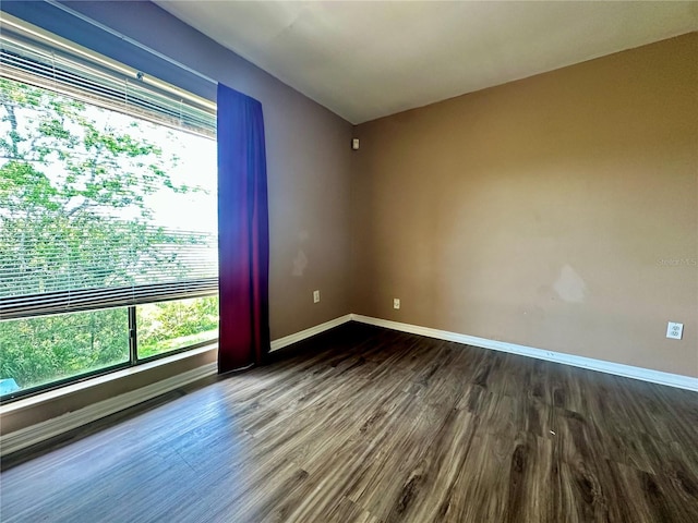 4350 Aqua Vista Dr Unit G, Orlando, FL 32839 - unfurnished room featuring dark wood-style flooring, baseboards, and a healthy amount of sunlight