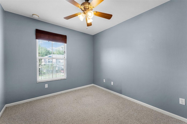16064 Old Ash Loop, Orlando, FL 32828 - empty room featuring baseboards, a ceiling fan, and carpet