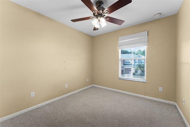 16064 Old Ash Loop, Orlando, FL 32828 - empty room featuring baseboards, carpet, and ceiling fan