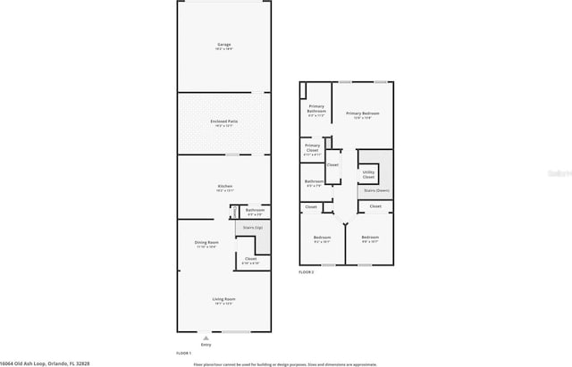 16064 Old Ash Loop, Orlando, FL 32828 - floor plan