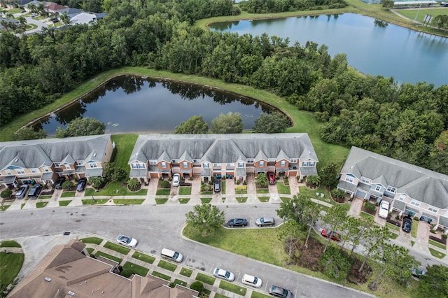 16064 Old Ash Loop, Orlando, FL 32828 - drone / aerial view featuring a water view and a residential view
