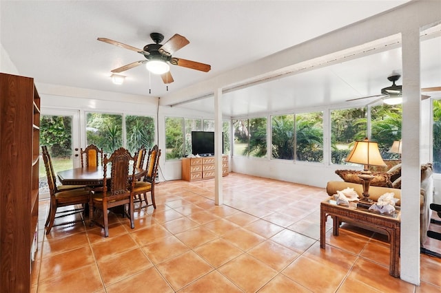 1714 Sweetwater W Cir, Apopka, FL 32712 - sunroom / solarium with tile patterned flooring and a wealth of natural light