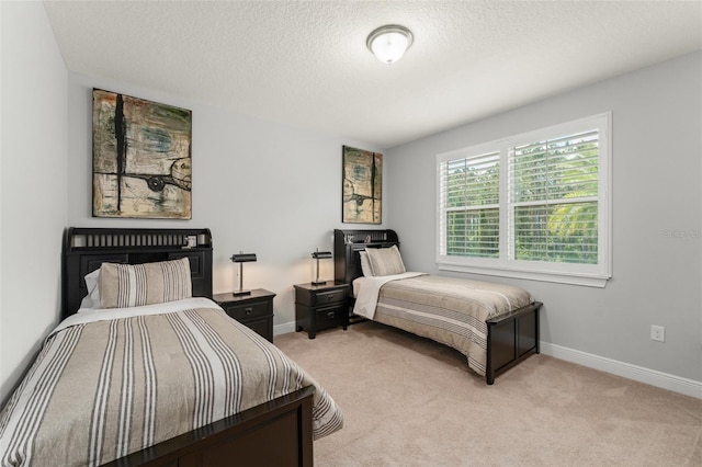 8017 Chilton Dr, Orlando, FL 32836 - bedroom with light colored carpet, baseboards, and a textured ceiling