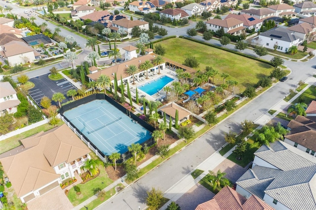 8017 Chilton Dr, Orlando, FL 32836 - aerial perspective of suburban area with a pool area