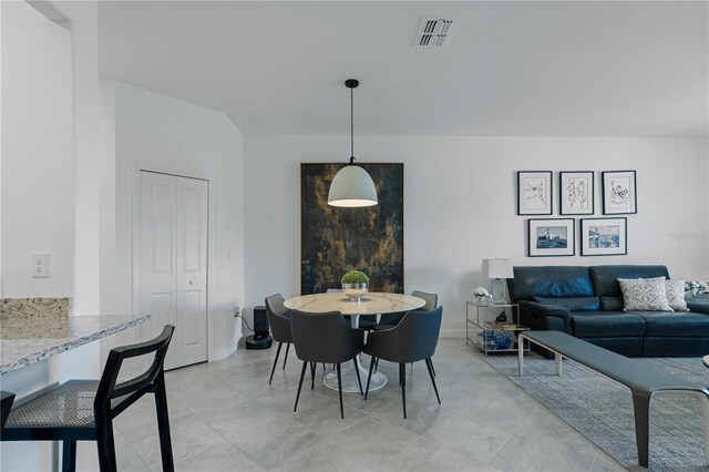 15242 Sunny Day Dr, Bradenton, FL 34211 - dining space with baseboards and visible vents