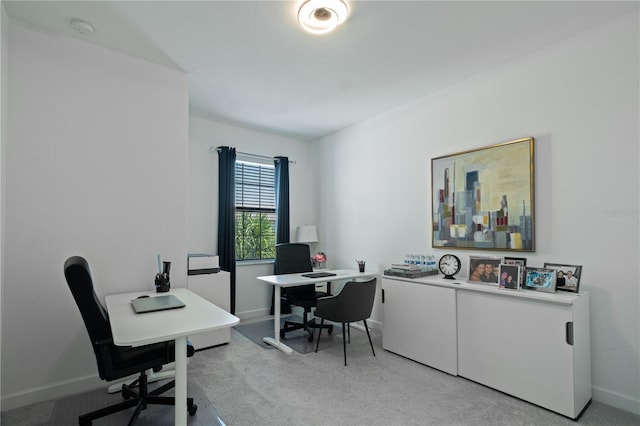 15242 Sunny Day Dr, Bradenton, FL 34211 - office area featuring light colored carpet and baseboards