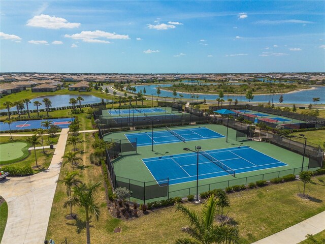 15242 Sunny Day Dr, Bradenton, FL 34211 - drone / aerial view with a water view