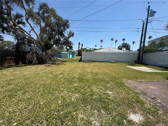 3735 Alabama Ave NE, Saint Petersburg, FL 33703 - view of yard with a fenced backyard