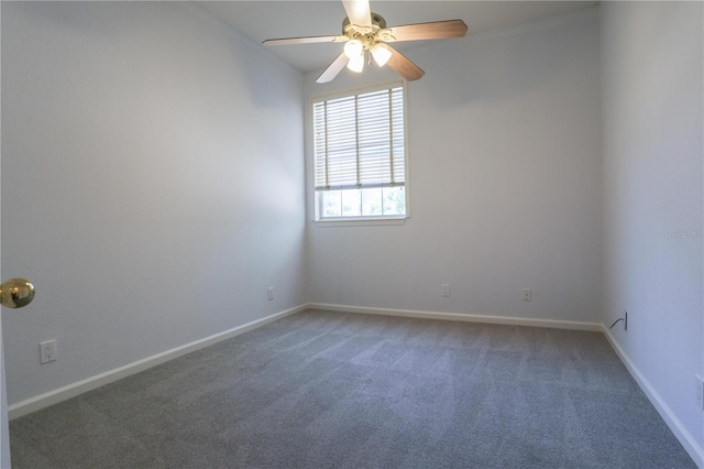 7613 Bay Port Rd Unit 34, Orlando, FL 32819 - carpeted empty room featuring a ceiling fan and baseboards