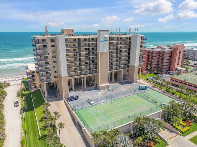4139 S Atlantic Ave Unit B707, New Smyrna Beach, FL 32169 - aerial view featuring a water view