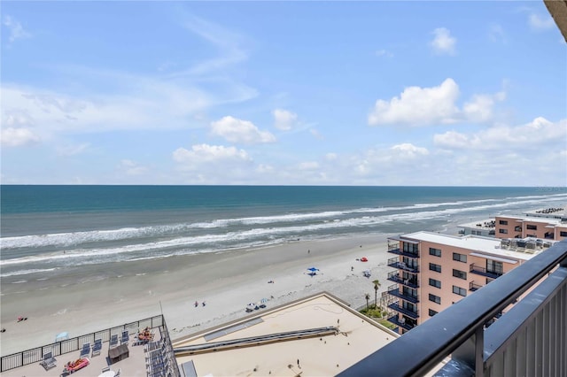 4139 S Atlantic Ave Unit B707, New Smyrna Beach, FL 32169 - property view of water with a beach view