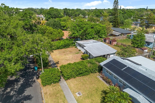 6021 Navajo Way, Orlando, FL 32807 - aerial view featuring a forest view