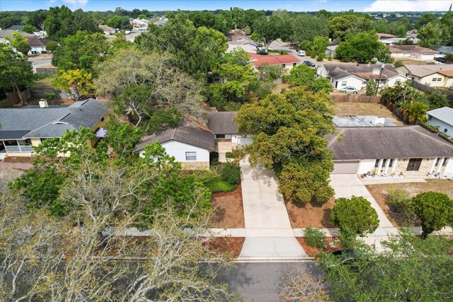 birds eye view of property featuring a residential view