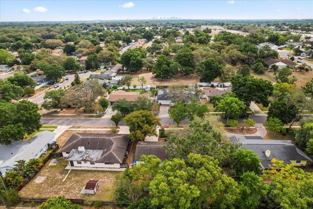 birds eye view of property featuring a residential view