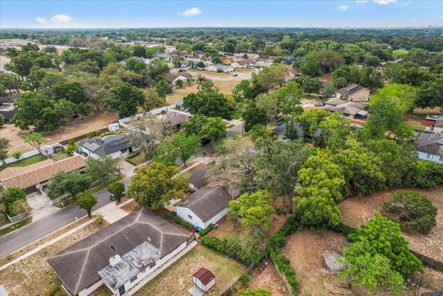 bird's eye view featuring a residential view