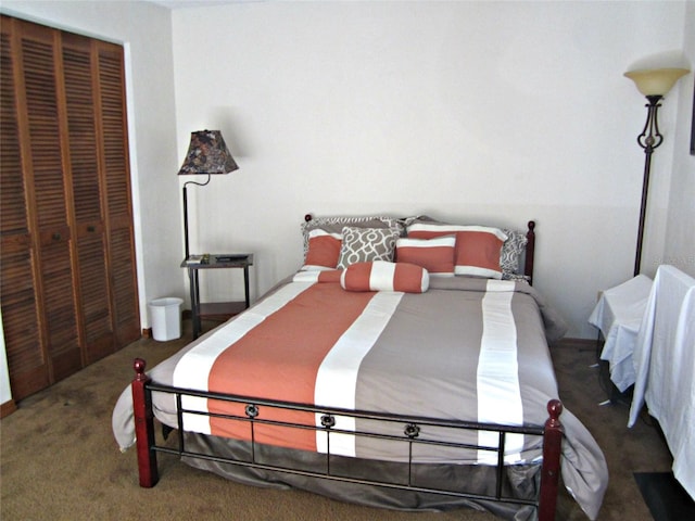 2073 Oak Meadow Cir S, Daytona, FL 32119 - bedroom with carpet flooring and a closet