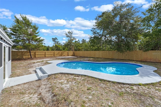 2763 E Waco Dr, Deltona, FL 32738 - view of pool with a fenced backyard