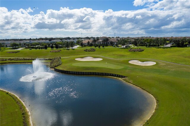 1425 Thunderbird Rd, Davenport, FL 33896 - exterior space with a residential view, a water view, and golf course view