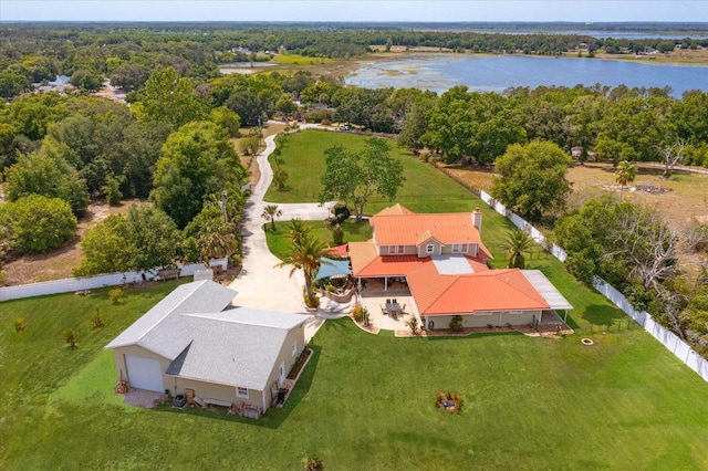 36408 E Eldorado Lake Dr, Eustis, FL 32736 - drone / aerial view of a large body of water