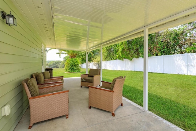 36408 E Eldorado Lake Dr, Eustis, FL 32736 - view of patio / terrace with an outdoor hangout area