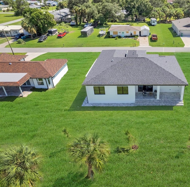 drone / aerial view