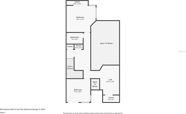 604 Chestnut Oak Cir Unit 106, Altamonte Springs, FL 32701 - floor plan / room layout