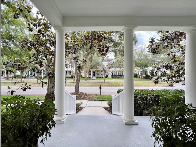 view of patio / terrace featuring a porch