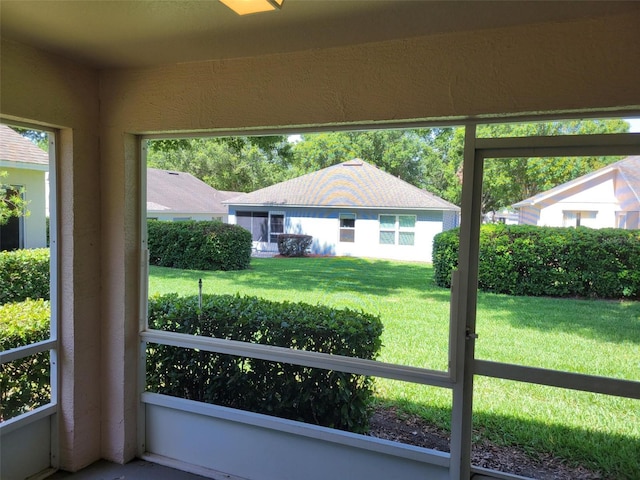 3586 Eversholt St, Clermont, FL 34711 - view of unfurnished sunroom