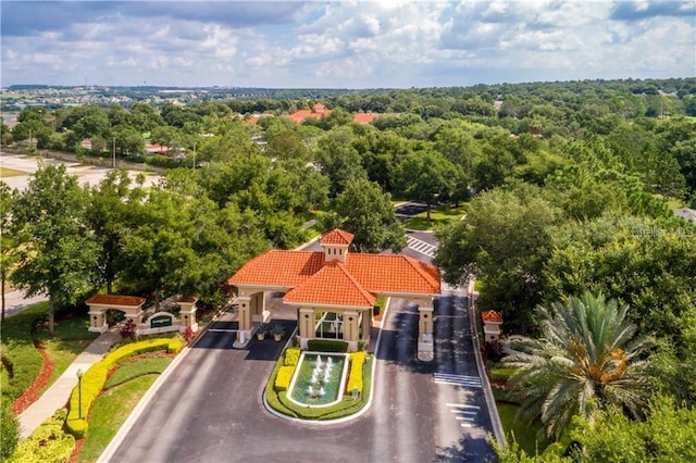 3586 Eversholt St, Clermont, FL 34711 - aerial view of property and surrounding area featuring a heavily wooded area