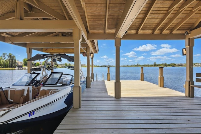 5550 Osprey Isle Ln, Orlando, FL 32819 - dock area with a water view