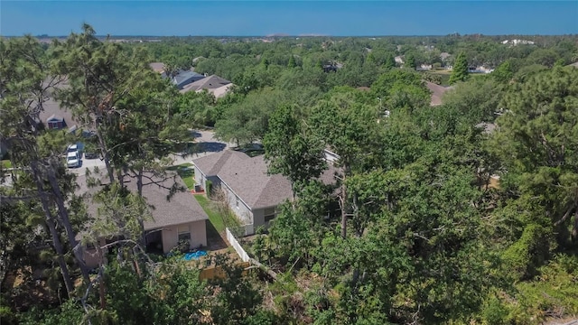 aerial view with a view of trees