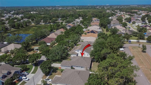 bird's eye view featuring a residential view