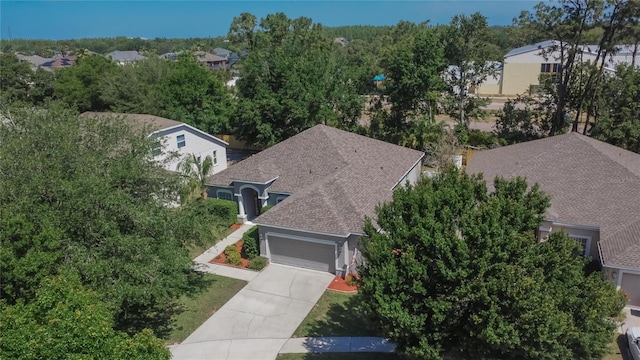 bird's eye view featuring a residential view