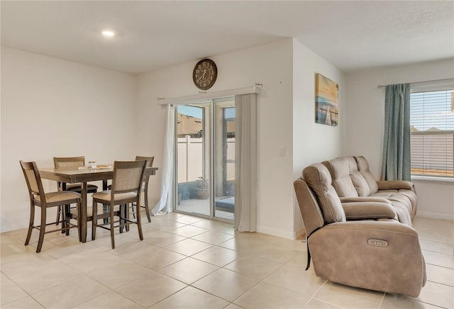 1535 Barberry Dr, Kissimmee, FL 34744 - dining room featuring recessed lighting, baseboards, and light tile patterned floors