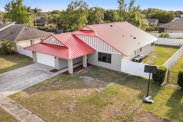 drone / aerial view
